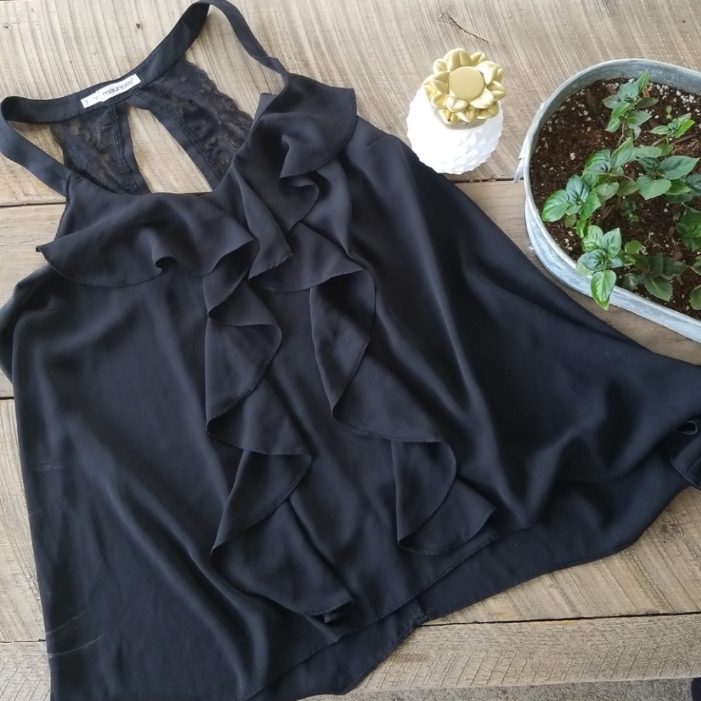 Dressy Black Tank Top